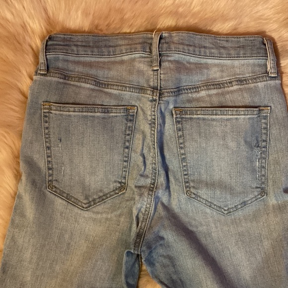 GAP true skinny raw hem distressed jeans sz 28 - Picture 12 of 12